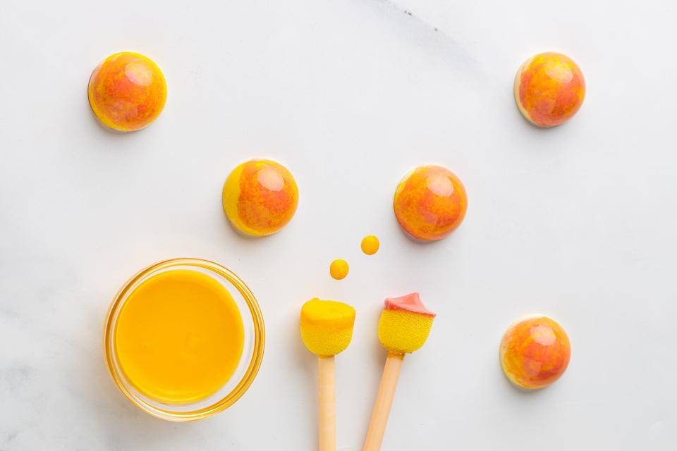 Brightly colored bonbons - very springy!