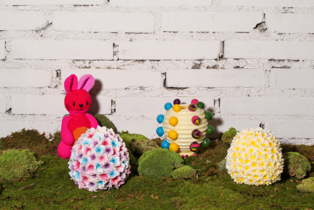 Le merveilleux jardin de Pink et le lapin crochet