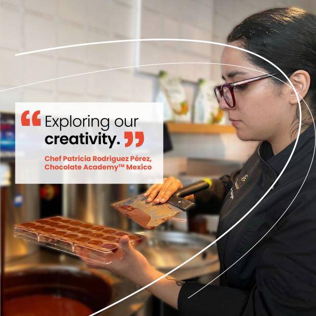 Chef Patricia Rodriguez Perez of Chocolate Academy™ Mexico